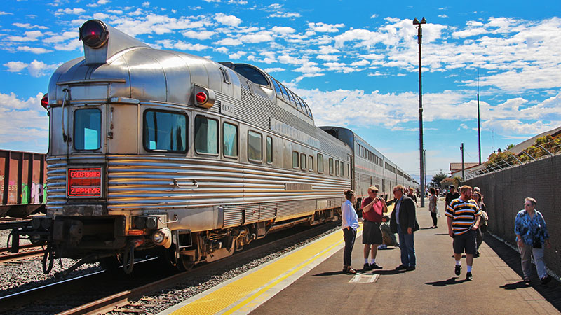 Riding the Historical California Zephyr Dome Car Down the California Coast