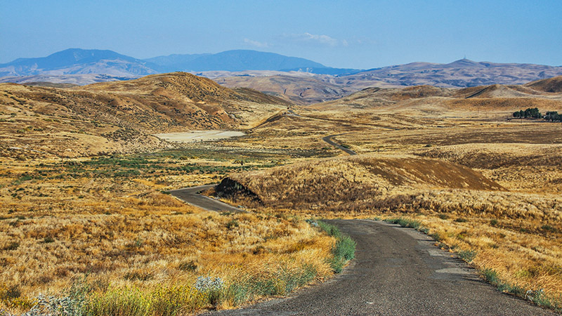 San Andreas Fault Through Carrizo Plain