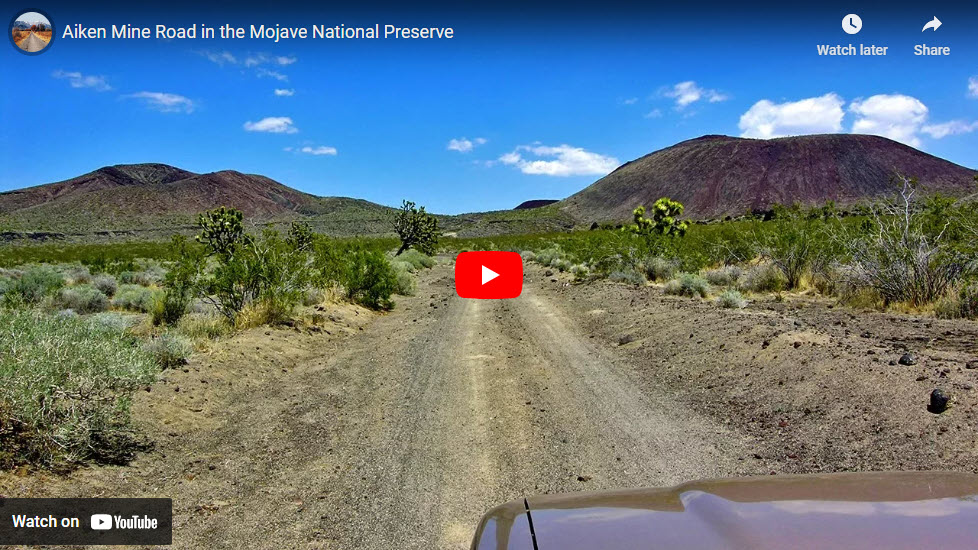 Aiken Mine Road in the Mojave National Preserve