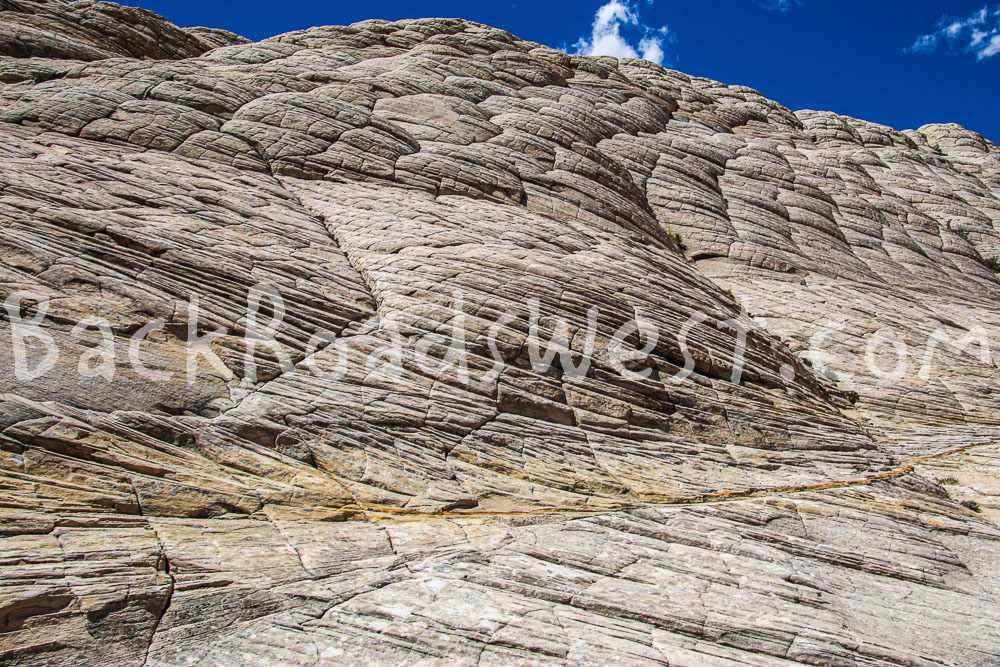 White Navajo Sandstone in Snow Canyon Utah