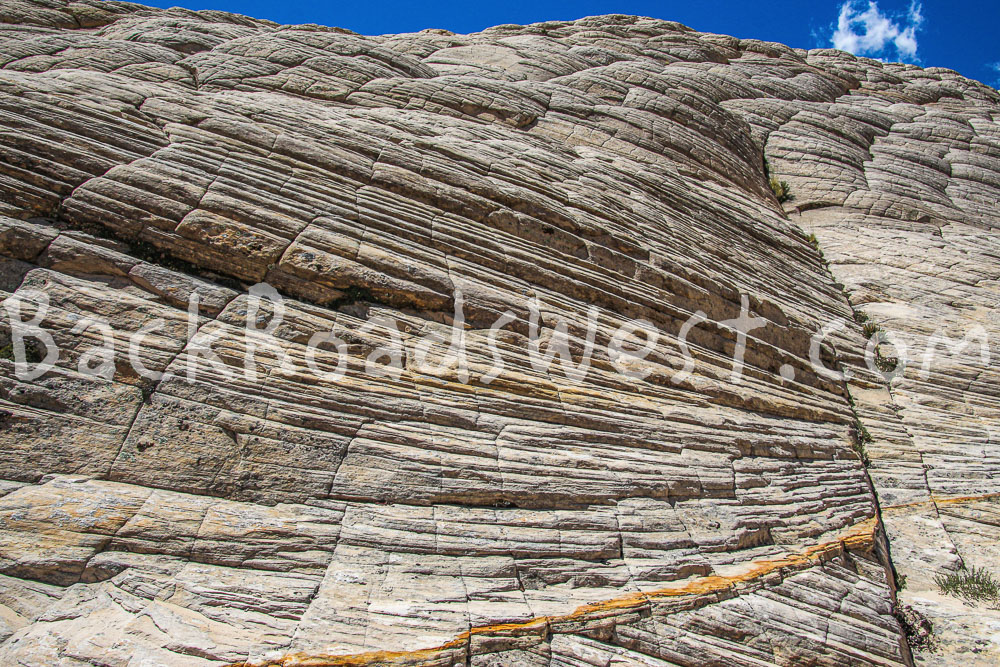 White Navajo Sandstone in Snow Canyon Utah